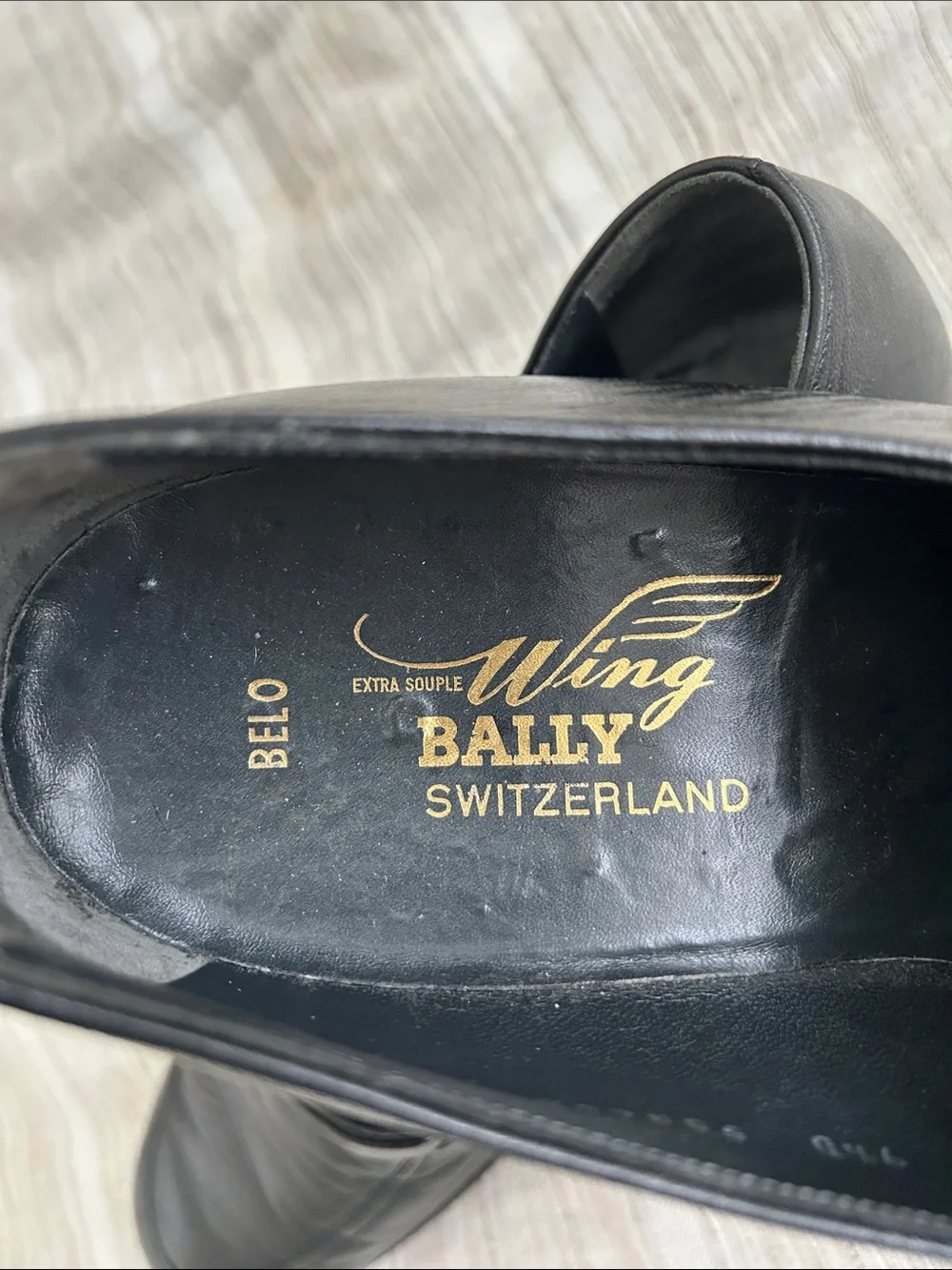 Bally Black Leather Men's Slip-On Loafers